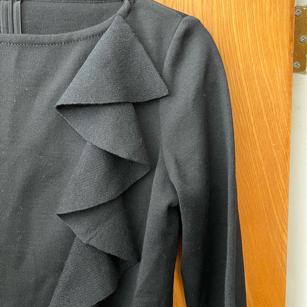 St. John elegant ruffle blouse 4 - Picture 3 of 10
